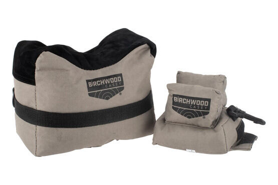 Birchwood Casey Filled Gun Rest Bags feature front and rear shooting rests